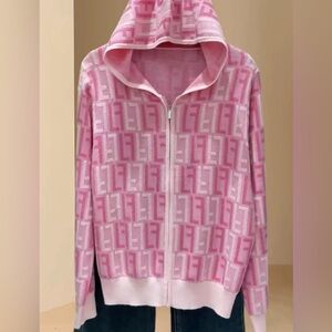 fashionable casual knitted coat